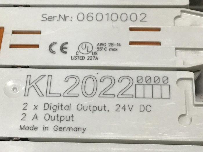 Used BECKHOFF Digital Output Module KL2022 #125221