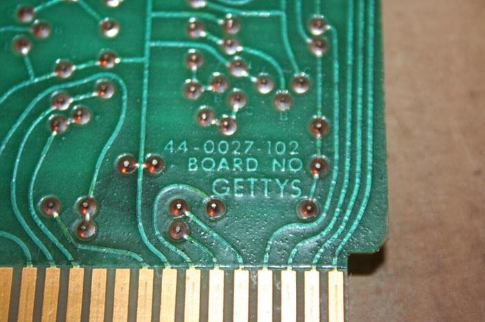 Used GETTYS Circuit Board 44-0027-102 Used