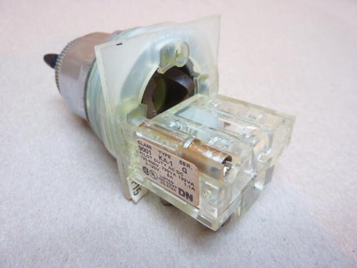 Used SQUARE D Contact Block 9001-KA1 #38112