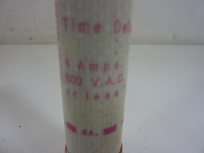 Used GOULD / SHAWMUT 6 Amp Fuse TRS6R #62221