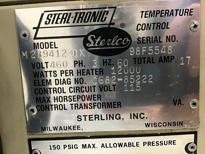 Used STERLCO M2B9412-DX Therrmolator Used #142460