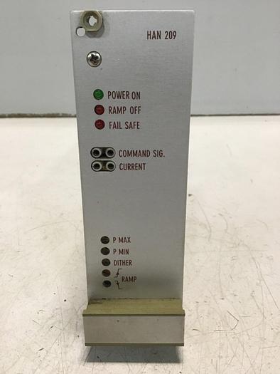 Used HYDROLUX Hydraulic Amplifier Card HAN-209-10-08 Used