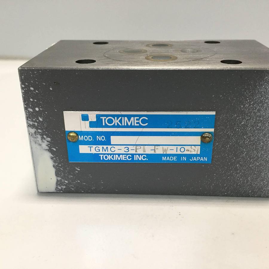 Used TOKIMEC Pressure Relief Valve TGMC-3-PT-FW-10-S1 USED