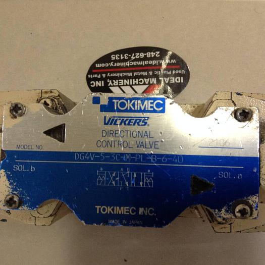 Used VICKERS Tokimec Directional Control Valve DG4V53CMP-B640 #77574