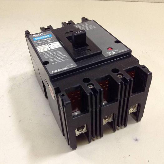 Used FUJI ELECTRIC 15 Amp Circuit Breaker BU-ESB3015 #84877