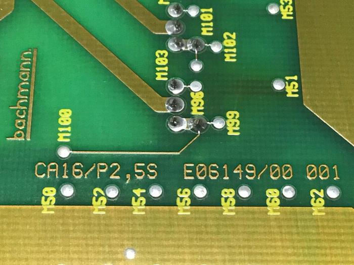 Used BACHMANN ELECTRONIC Output Card CA16/P2.5S  E06149/00 USED