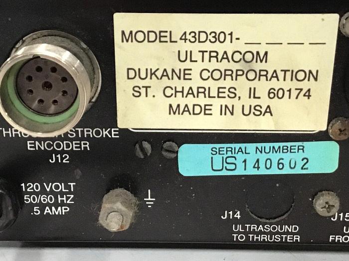 Used DUKANE Power Supply 43D301 #135438
