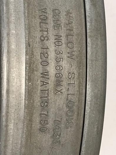 Used WATLOW 750 Watt Heater Band 3566MX #126327
