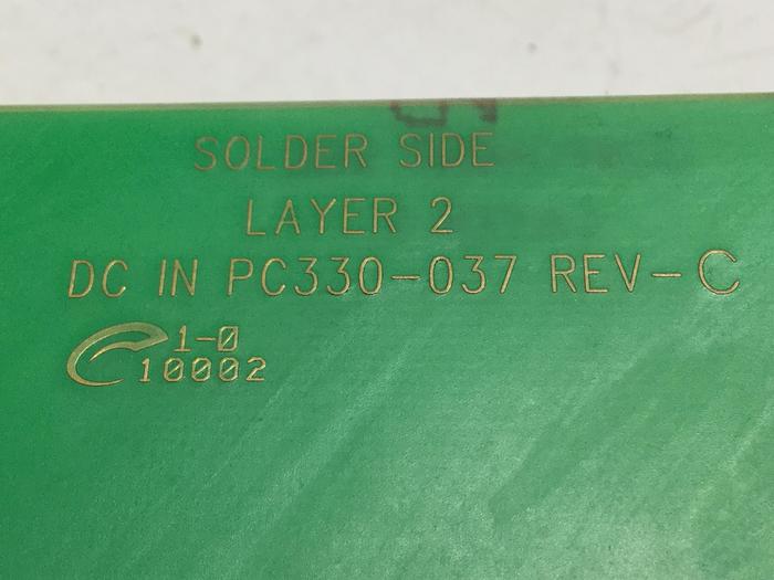 Used VAN DORN DC Input Board 330037 PC330-037 Used