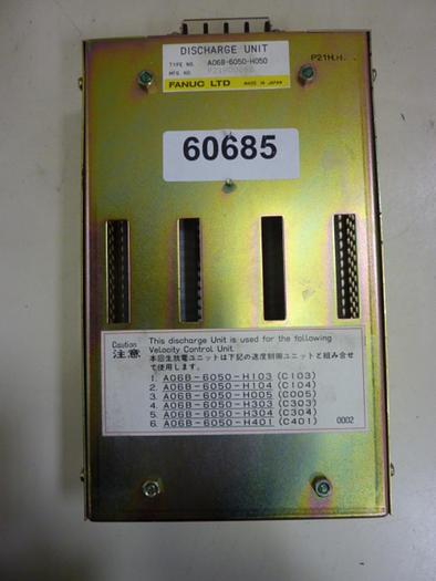 Used FANUC Discharge Unit A068-6050-H050 #60685