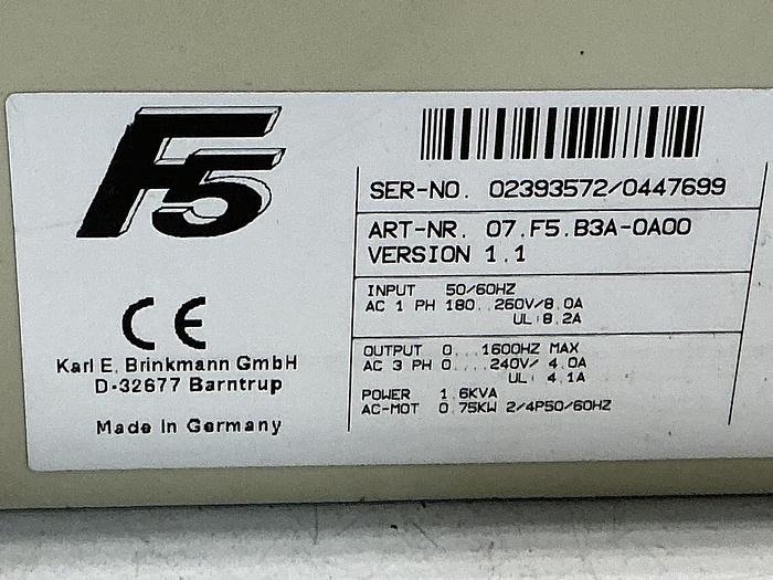 Used F5 07.F5.B3A-0A00