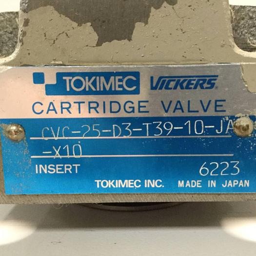 Used VICKERS Cartridge Valve CVC25D3T3910JAX10 #92288