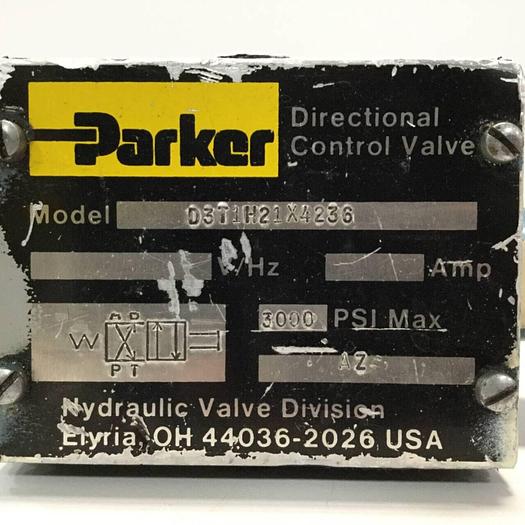 Used PARKER Directional Control Valve D3T1H21X4236 #93363