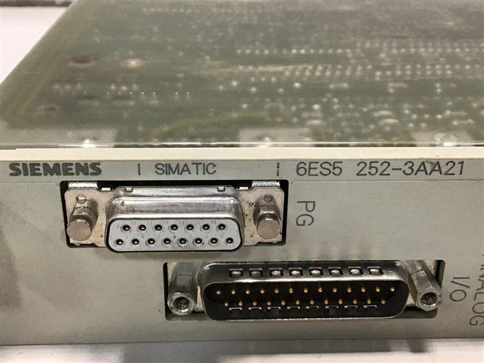 Used SIEMENS ANALOG I/O Module 6ES5 252-3AA21 Used
