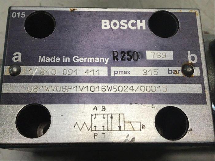 Used BOSCH Valve 0 810 091 411 #137477