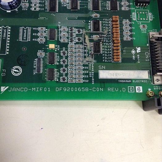 Used YASKAWA Circuit Board JANCD-MIF01 REV D06 #76700
