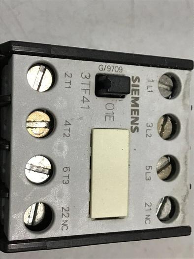 Used SIEMENS Contactor 3TF4101-0A #123239