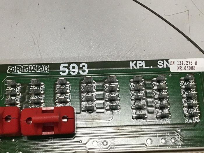Used ARBURG Circuit Board 593 #116805