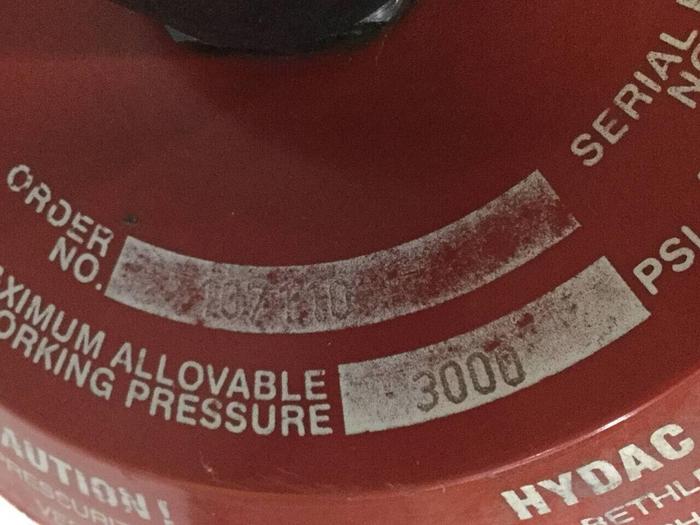 Used HYDAC Accumulator SB330-10A1/112AS-210A138 #92106