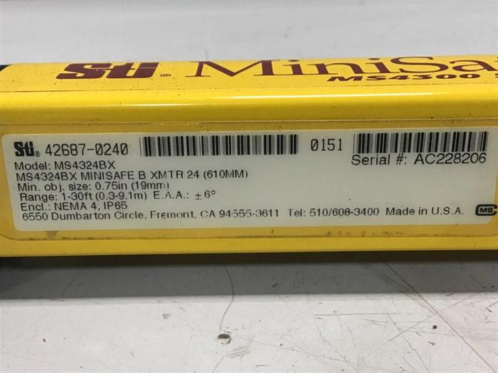Used STI Light Curtain Transmitter MS4324BX #132305