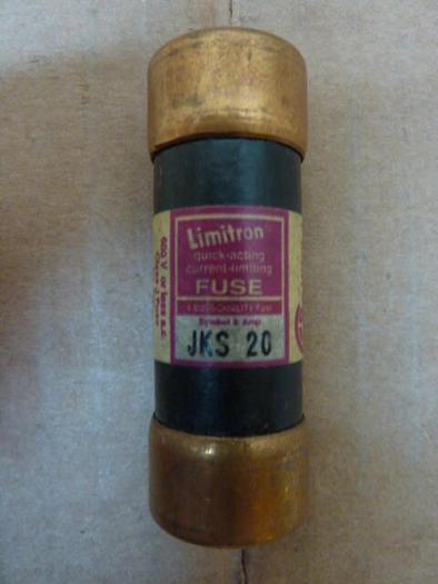 Used LIMITRON 20 Amp Fuse JKS-20 #26804