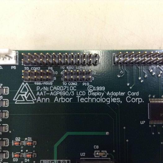 Used ANN ARBOR LCD Display Adapter Board CARD710C #78196