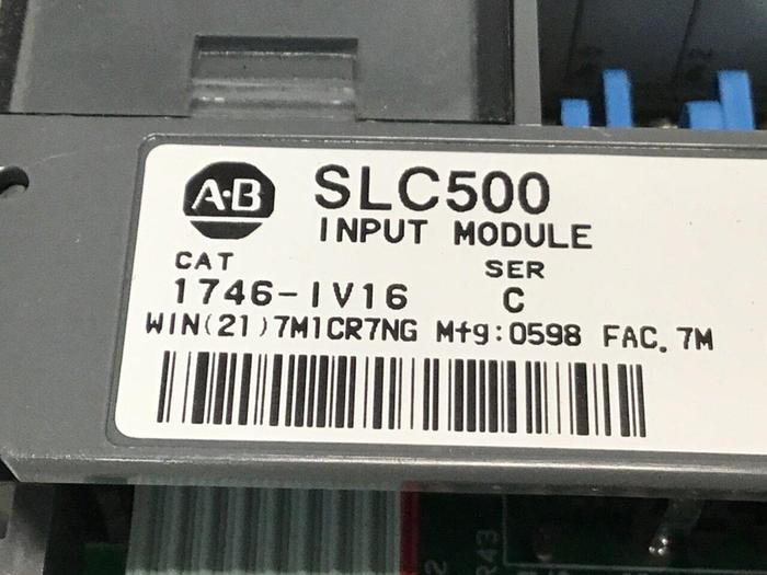 Used ALLEN BRADLEY Input Module 1746-IV16 SER C #118511