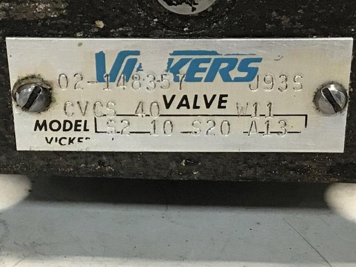 Used VICKERS Valve S210S20A13 #137983