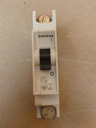 Used SIEMENS 10 Amp Circuit Breaker 5SN1C10 #35268