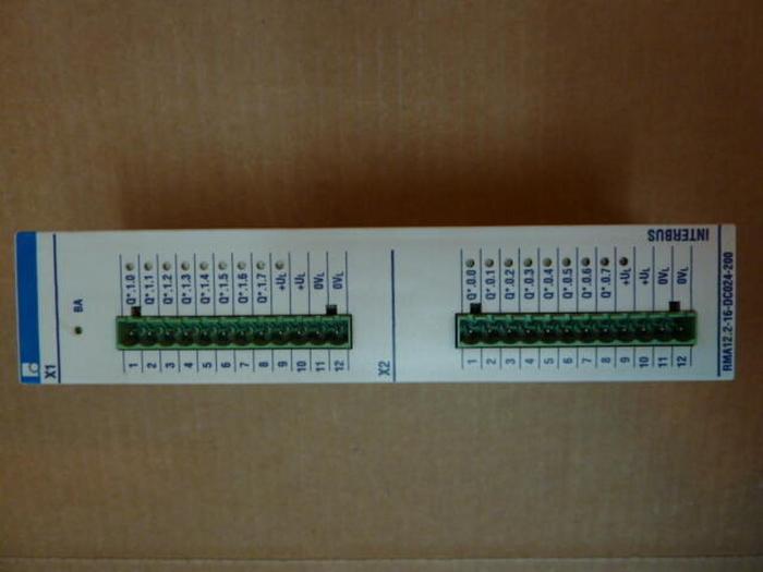 Used INDRAMAT Output Module RMA12.2-16-DC024-200 #25871