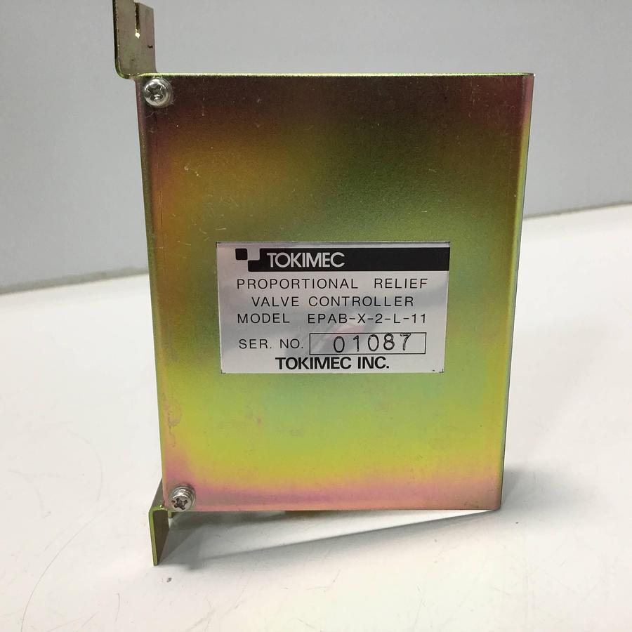 Used TOKIMEC Proportional Relief Valve Controller EPAB-X-2-L-11 Used