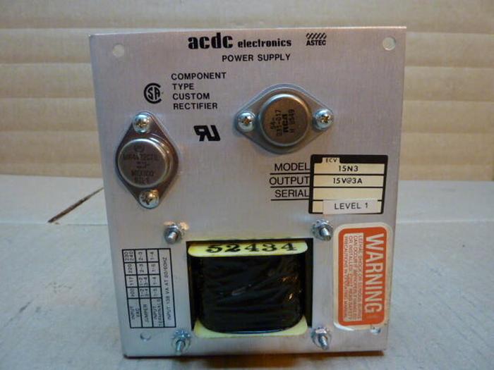 Used EMERSON Power Supply 15N3 #22928