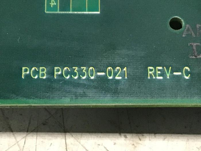 Used VAN DORN Temperature Circuit Board PC330-021 330-021 Used