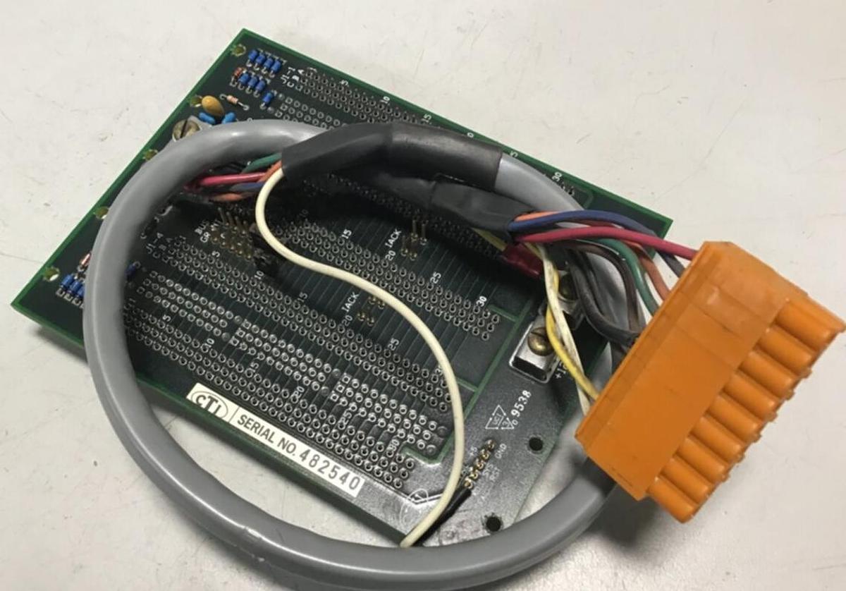 Used CTI Van Dorn Control Rack Board Z9612028B USED