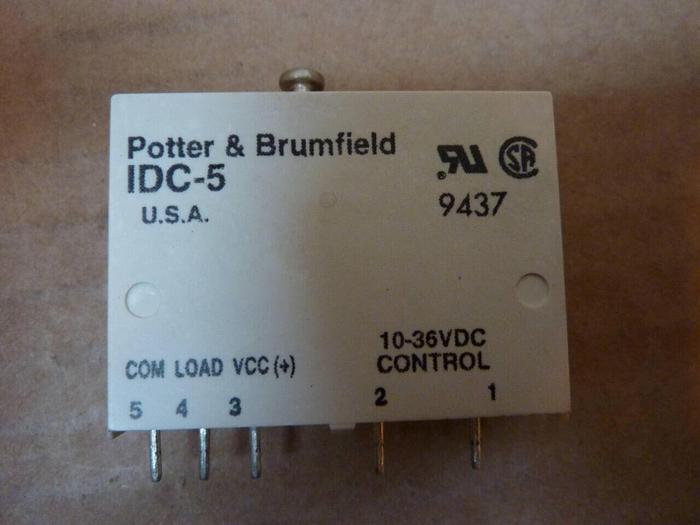 Used POTTER & BRUMFIELD Relay IDC-5 #24981