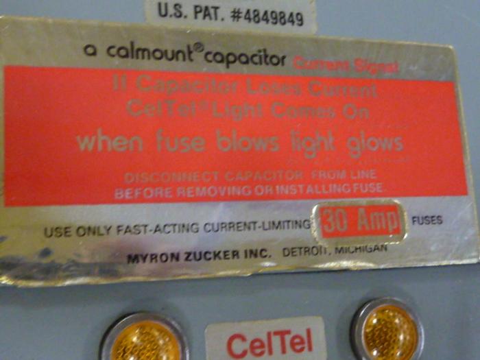 Used CALMOUNT Power Capacitor KIM43018-3 #65727