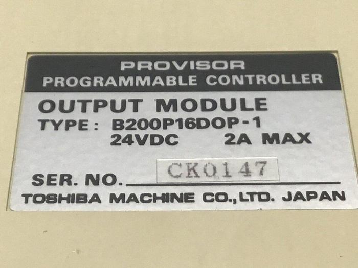 Used TOSHIBA Output Module B200P16DOP-1 #129618