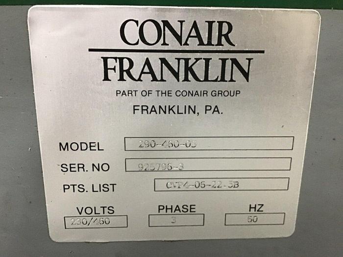 Used CONAIR FRANKLIN 15 HP Blower w/ Motor 290-460-05Used