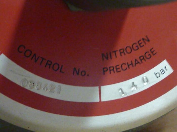 Used HYDAC Hydro-Pneumatic Accumulator 90494 #26785