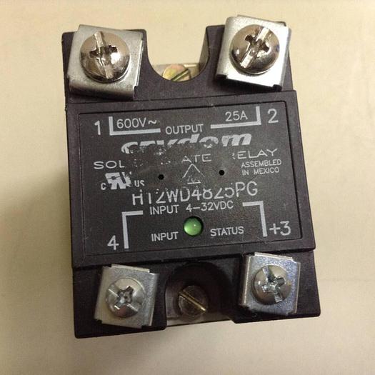 Used CRYDOM Solid State Relay H12WD4825PG #86861