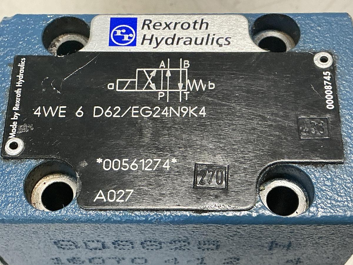 Used REXROTH 4WE 6 D62/EG24N9K4