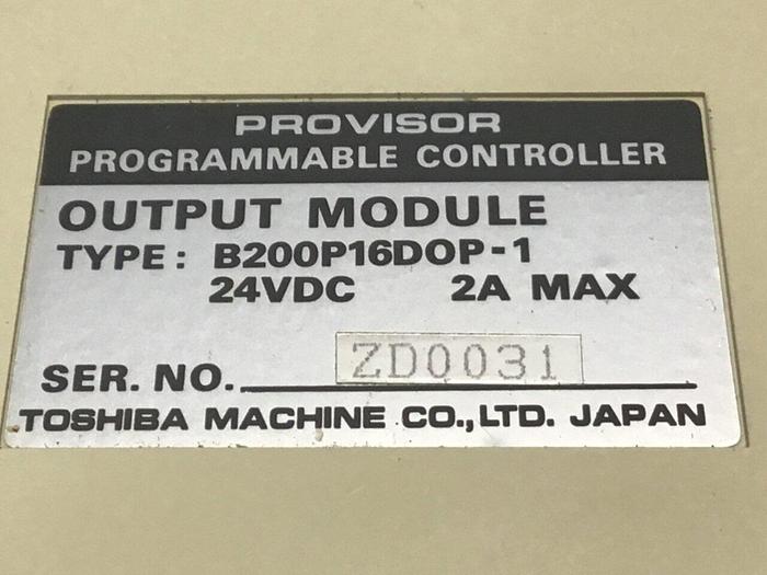Used TOSHIBA Output Module B200P16DOP-1 #129608