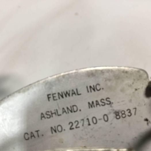 Used FENWAL CONTROLS Thermoswitch 22710-0 #93326