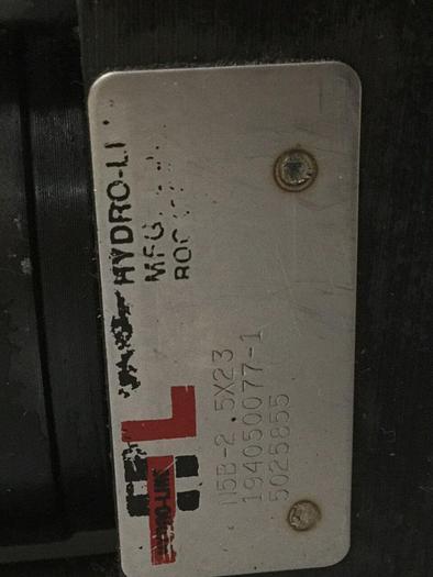 Used HYDRO LINE Injection Sled Cylinder N5B-2.5X23 USED