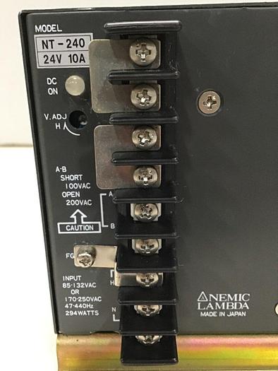 Used NEMIC LAMBDA Power Supply NT-240 #112381