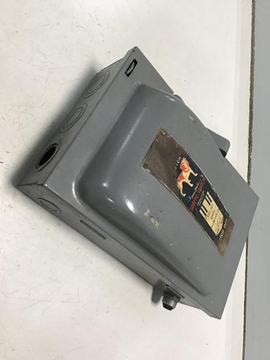 Used SIEMENS 30 Amp Disconnect Switch F351 #118838