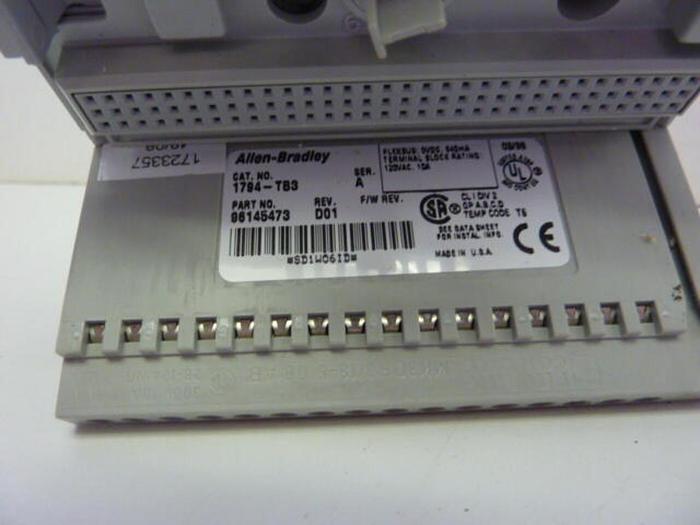 Used ALLEN BRADLEY Input Module 1794-IB16 SER A #33249