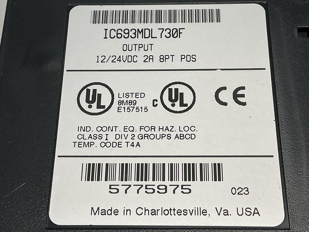 Used GE FANUC IC693MDL730F
