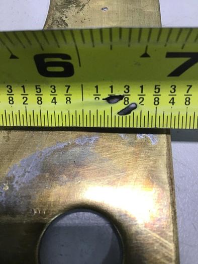 Used VAN DORN Brass Die Height Wear Plate 120HT-WP #113078