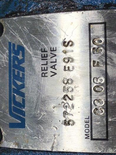 Used VICKERS Relief Valve CG06F50 #120517